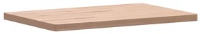 tömör bükkfa téglalap alakú asztallap 60x40x2,5 cm