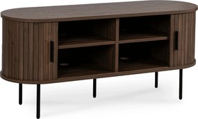 Szafka RTV TRISH 120 cm Dwudrzwiowa Orzech