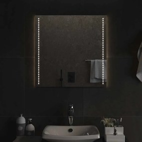 LED-es fürdőszobatükör 60x60 cm