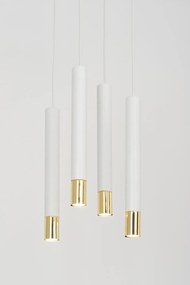 SIGMA LIGHTING 33389 SOPEL Többágú Függesztett Lámpa Fehér, Arany GU11 IP20