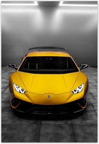 Poszterek 135x200 Sárga sportautó