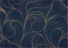 Flizelin tapéta falra Prémium hullámos motívum 312x219 Ragasztó