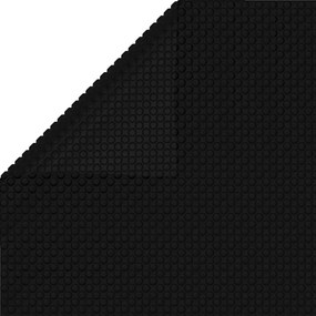 Fekete polietilén medence takaró 400 x 200 cm