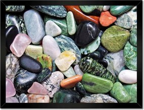 Poszterek keretben 40x30 Színes kövek