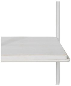 Fehér többszintes fém fali polc 51 cm – Ixia