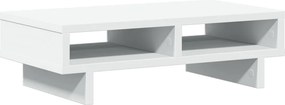 vidaXL fehér szerelt fa monitorállvány 50 x 27 x 15 cm