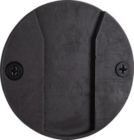 Sötétszürke USB üveg LED fali lámpa ø 15,5 cm Earl – Reality