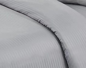 Szatén ágynemű KELLER LIGHT GREY 3 részes 140x200 cm