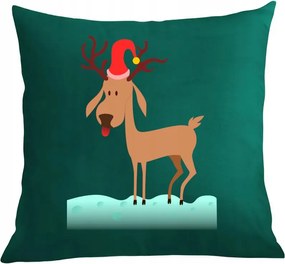 Párna+párnahuzat Rénszarvas Karácsonyi ajándék