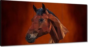 Vászonkép 180x90 Lófej