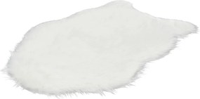 Műszőrme, fehér, 60x90, EBONY TYP 1