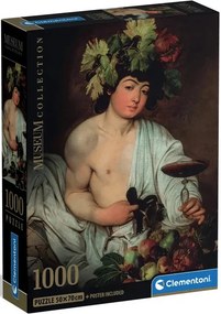 Művészet Bacchus Caravaggio 1000 db-os Compact puzzle Clementoni