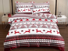 SZARVAS ÉS HÓPEHELY piros mikroszálas ágyneműhuzat