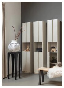 Krémszínű borovi fenyő moduláris szekrény 40x210 cm Basu – WOOOD