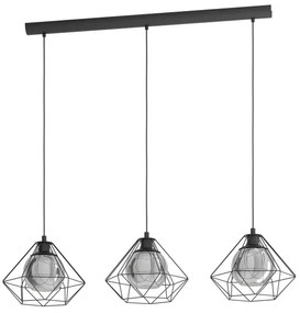 Eglo 43483 - Csillár zsinóron VERNHAM 3xE27/40W/230V