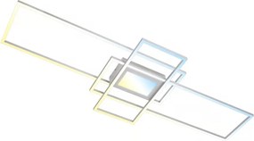 Briloner 3812019-LED Dimmelhető mennyezeti lámpa RAM 56W/230V Wi-Fi Tuya 111x42 cm + távirányító