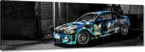 Vászonkép 60x20 Türkizkék Bmw