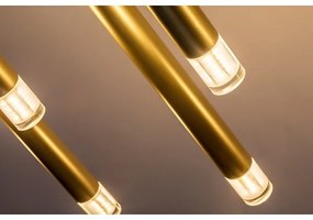 Rabalux 72365 - Csillár zsinóron RAMIRA 10xG9/5W/230V arany