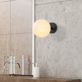 Fekete-fehér fali lámpa ø 15 cm Atmaca – Opviq lights