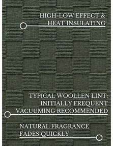 Sötétzöld kézi szövésű gyapjú szőnyeg 200x300 cm Scala – Villeroy&amp;Boch