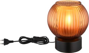 Asztali Lámpa Fekete Matt ZUMBA GLOBO-15638TB