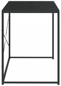 fekete szerelt fa számítógépasztal 110 x 60 x 70 cm