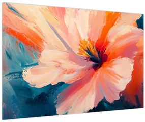 Kép - Festett virág (90x60 cm)