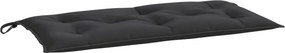 vidaXL fekete oxford szövet kerti padpárna 110 x 50 x 7 cm