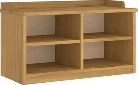 vidaXL SANDNES tömör fenyőfa előszobapad 87x40x50 cm