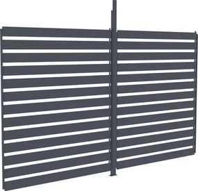 G21 kiegészítő forgatható lamellás fal 4x2,6 m Trenton pergolához