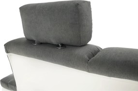 Kissarok, textilbőr fehér/szövet szürke, balos, SANTIAGO