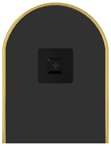 aranyszínű ovális falitükör 50x20 cm