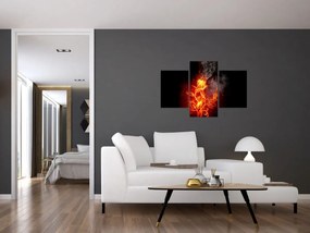 Kép - Rózsák a tűzben (90x60 cm)