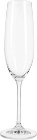 6 db Colibri pezsgőspohár, 220 ml pezsgővel