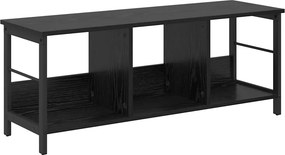 vidaXL Könyvespolc Fekete tölgy 102 x 32 x 40,5 cm Faanyag