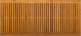 vidaXL Kerti Tároló Doboz 185 L Tömör Akácfa 113 x 50 x 56 cm Bézs