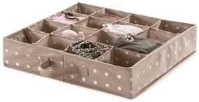 Dots bézs rendszerező fiókba, 16 rekesszel - Compactor