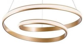 Redo 01-1889 - LED dimmelhető függőlámpa kábelen TORSION LED/29W/230V átm. 55 cm bronz