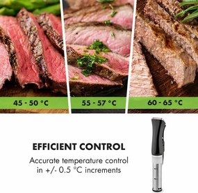 Klarstein Quickstick Sous Vide főző, 20 L, termosztát, cirkulációs pumpa, nemesacél