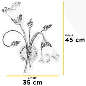 ONLI - Fali lámpa LANCIA 2xE14/6W/230V