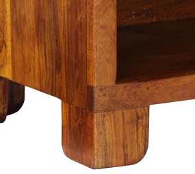 Cipőpad 100x35x45 cm Tömör akác fából