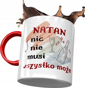 Piros Bögre Nátán Férj Kolléga Ajándék Nyomtatott Fotóval