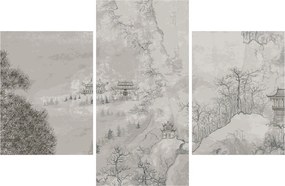 Kép - Kínai táj (90x60 cm)