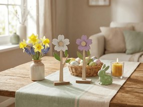 Fa virág FLORIA talapzaton, 18 cm - több színben Termék színe: Lila