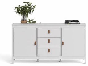 Tvilum Fehér tálalószekrény 3 fiókkal SALOMO