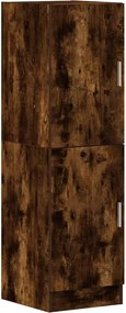 vidaXL füstös tölgy színű szerelt fa konyhaszekrény 38x41,5x131,5 cm