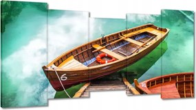 Képek 150x80 Csónak a hegyi tavon