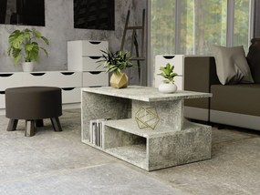 Aldabra Prima dohányzóasztal, 90x43x51 cm, beton
