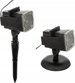 KarĂĄcsonyi KĂŒltĂ©ri Projektor MƱanyag 12X7,5X33,5 CM Fekete