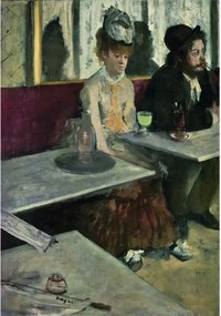 Művészet Egy kávézóban Degas 1000 db-os Compact puzzle Clementoni